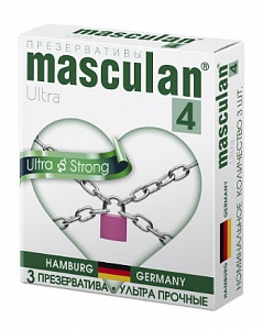 Презервативы Masculan Strong особопрочные 3 шт.
